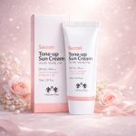 Christian Dean Secret Tone-Up Sun Cream SPF 50+ PA+++ – Instant Brightening & UV Protection