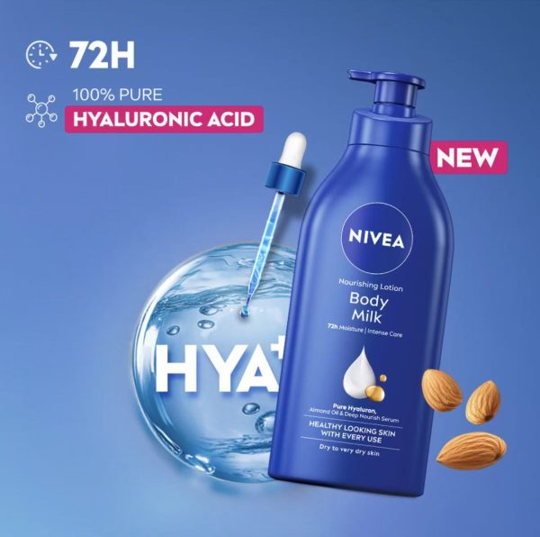 NIVEA Body Milk, Moisturizer Lotion
